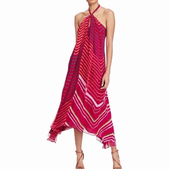 Polo Ralph Lauren Dresses & Skirts - Polo Ralph Lauren Shibori Dyed Silk Halter Dress